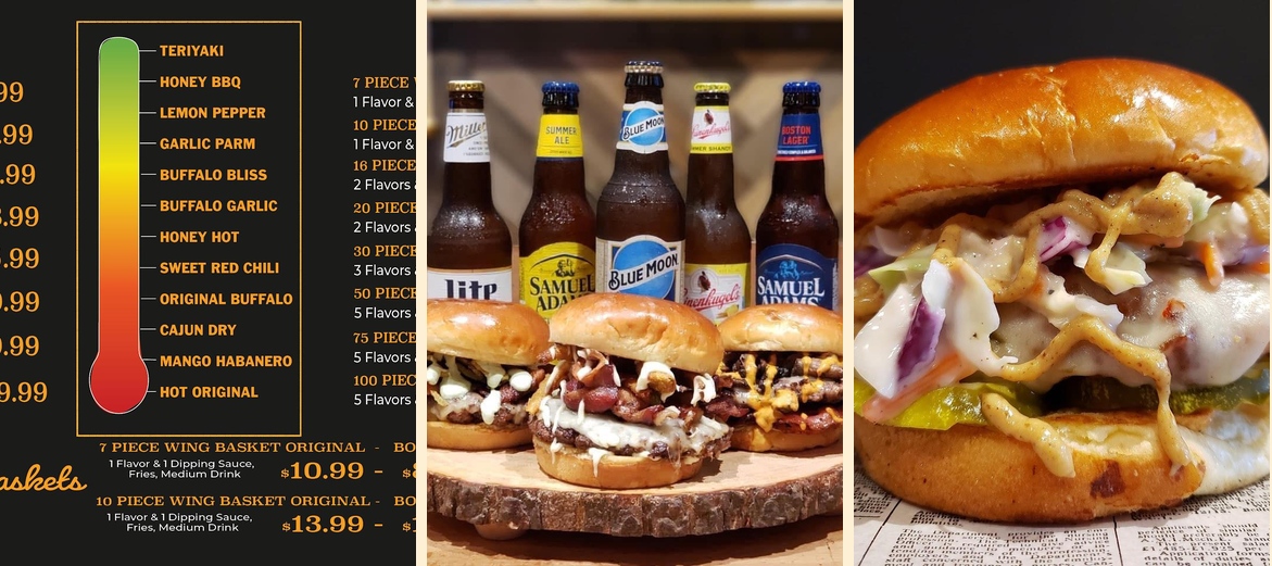 Woodland Burgers & Wings Palatka Menu